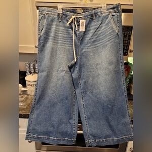 Torrid Denim Flare Wide Leg Jeans - Medium Blue